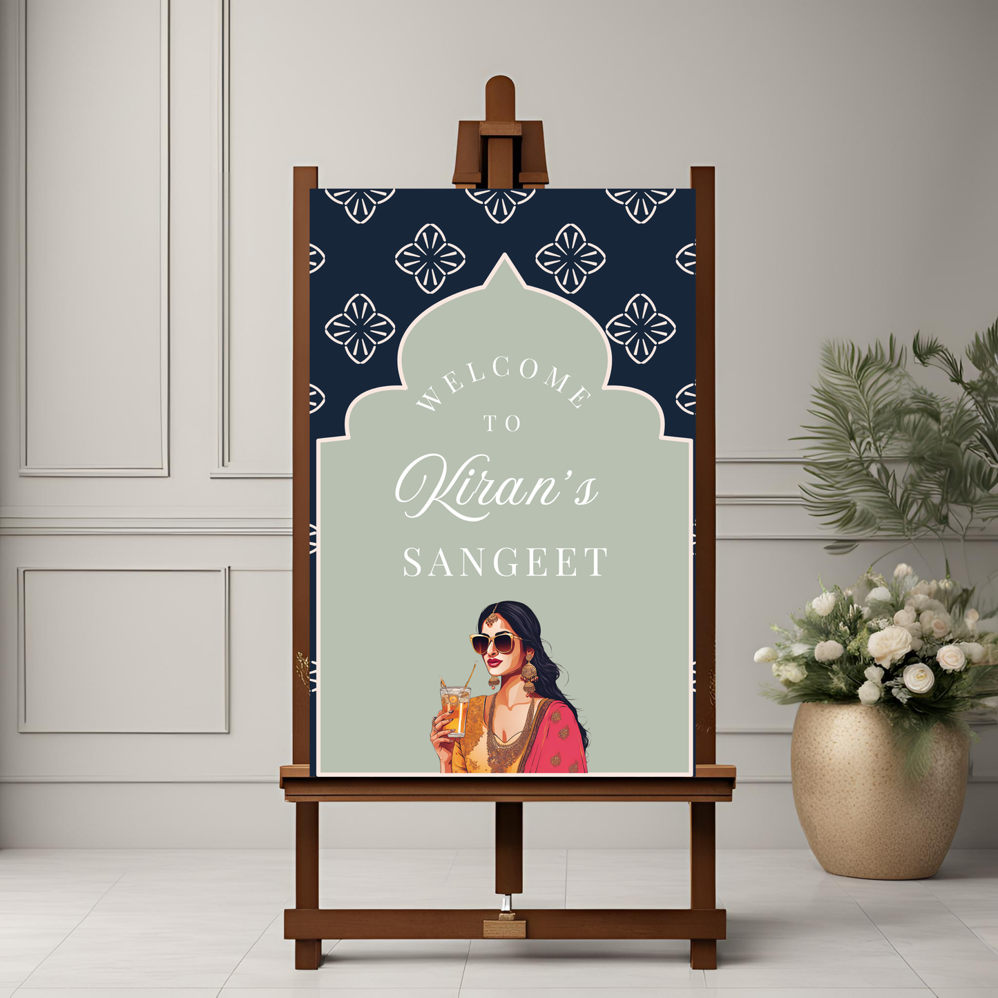 Desi Girl Entrance Board