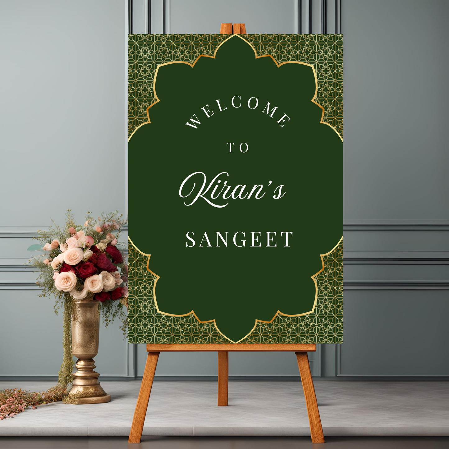 Emerald Entrance Board Digital Download - Online Template