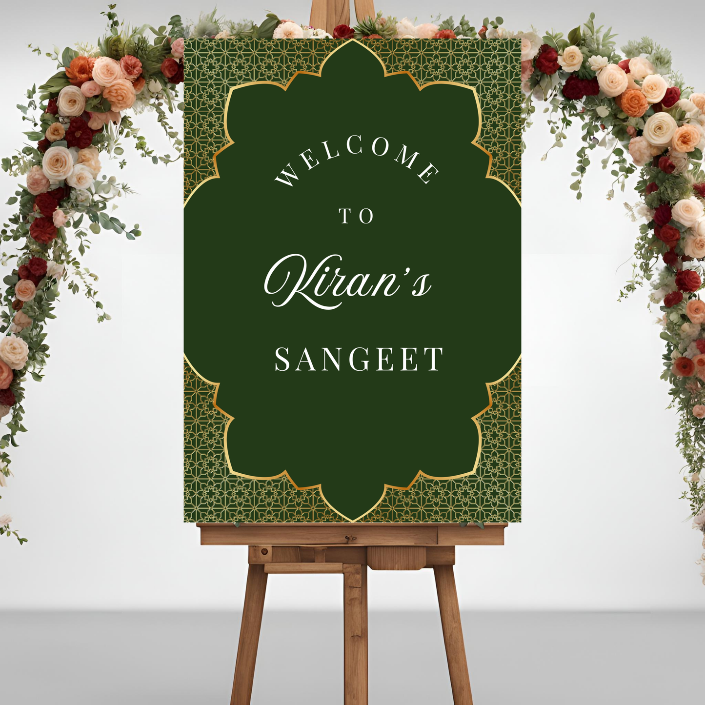 Emerald Entrance Board Digital Download - Online Template