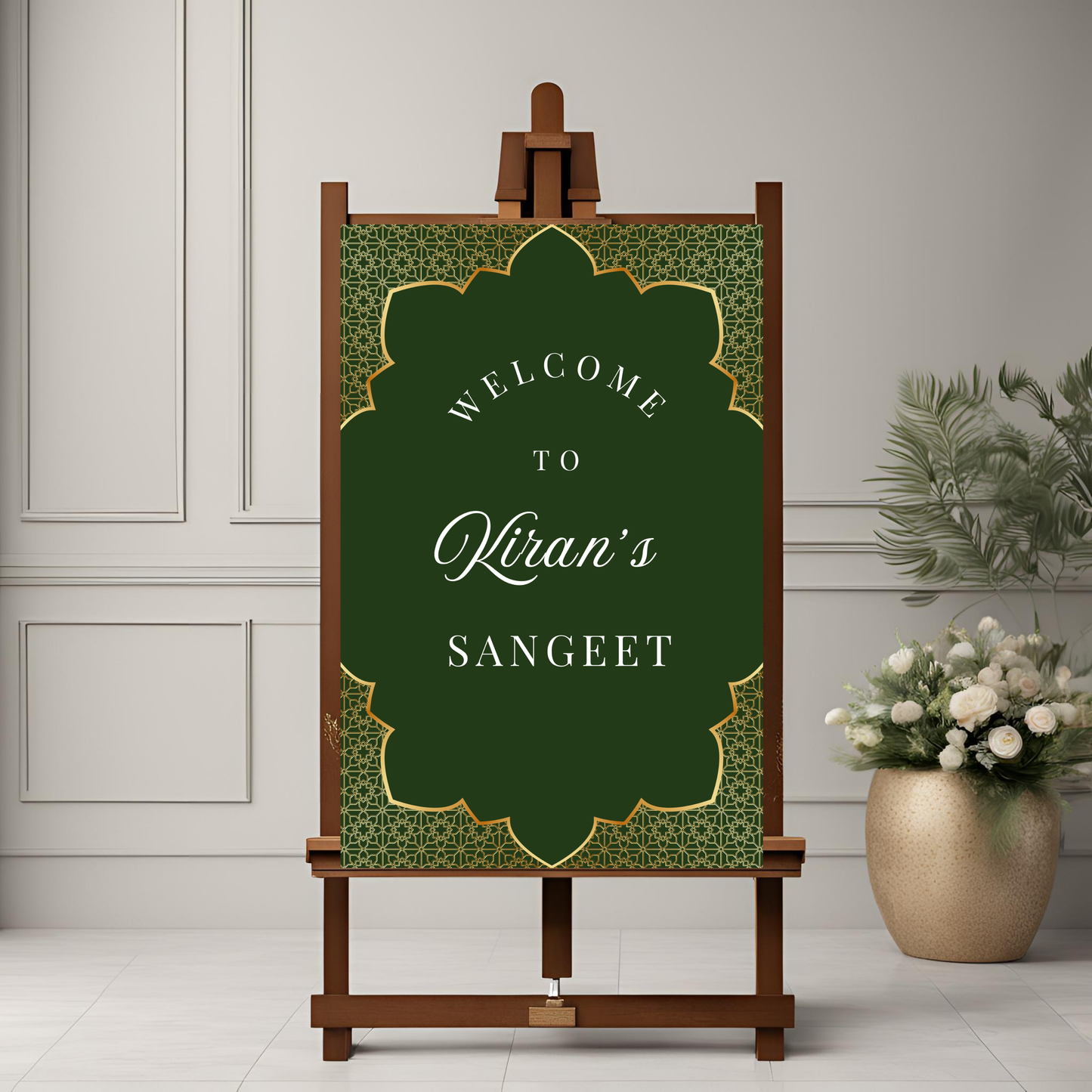 Emerald Entrance Board Digital Download - Online Template