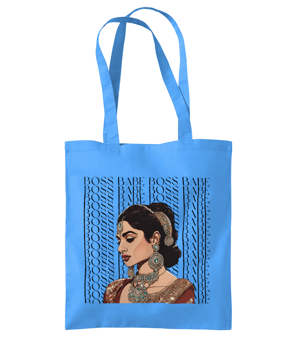 South Asian Art - Boss Babe Tote Bag