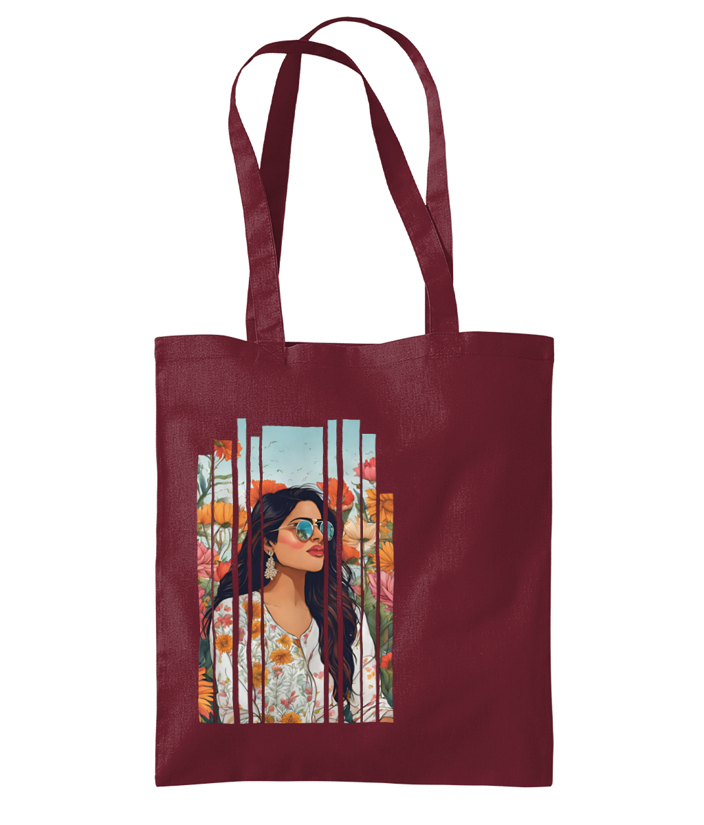 Desi Girl Spring Shoulder Tote Bag