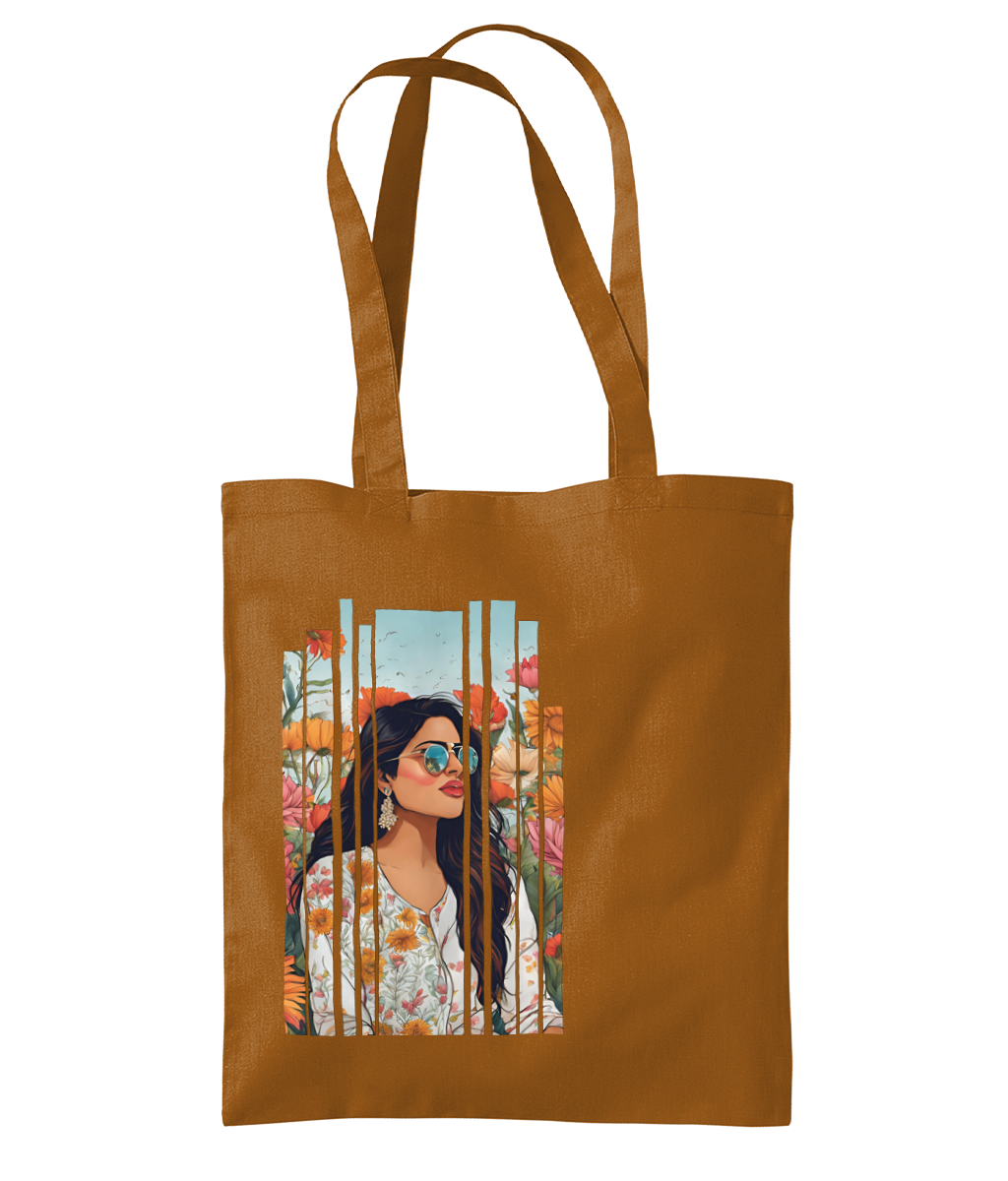 Desi Girl Spring Shoulder Tote Bag