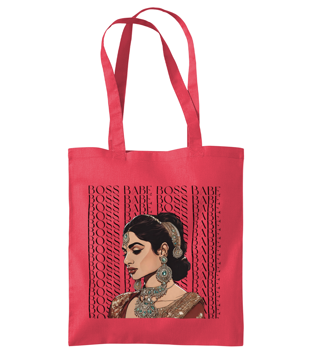 South Asian Art - Boss Babe Tote Bag