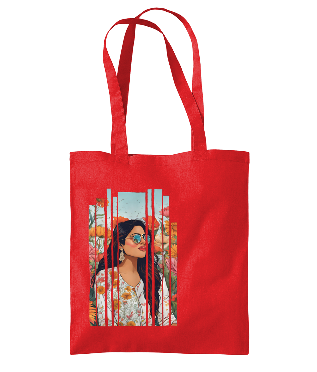 Desi Girl Spring Shoulder Tote Bag