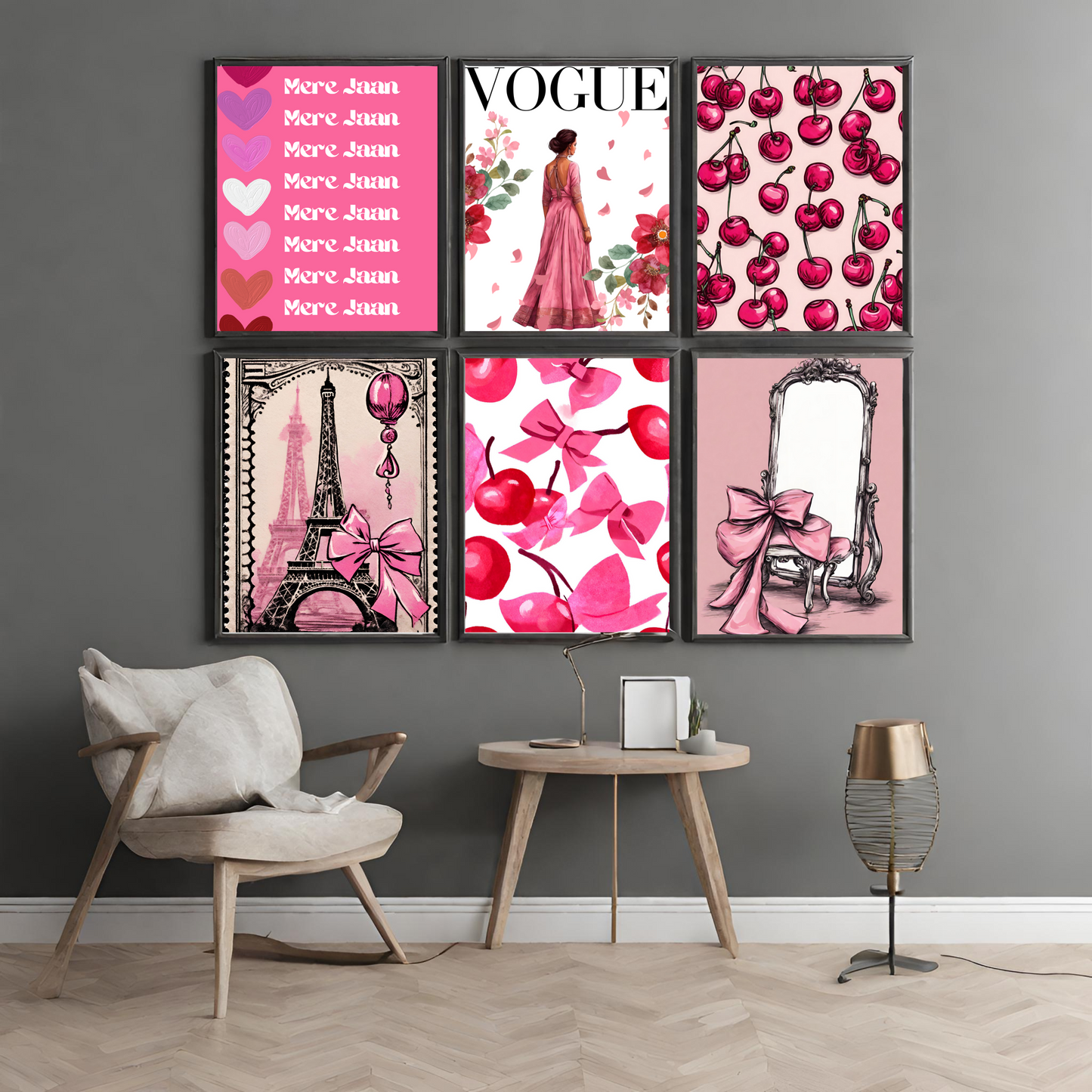 Wall Art - Desi Coquette Digital Art 30 pcs