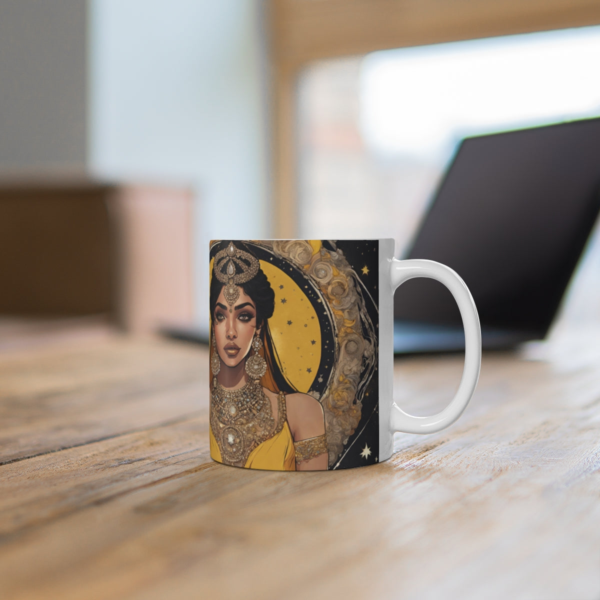 South Asian Art - Space Queen Mug
