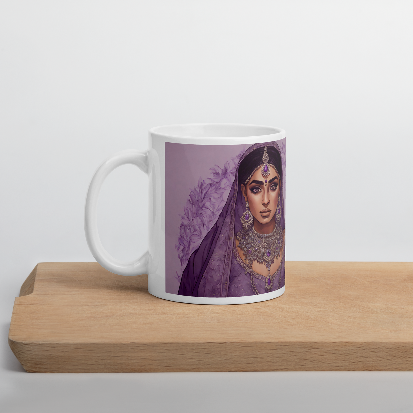 South Asian Art - Lavender Queen Mug