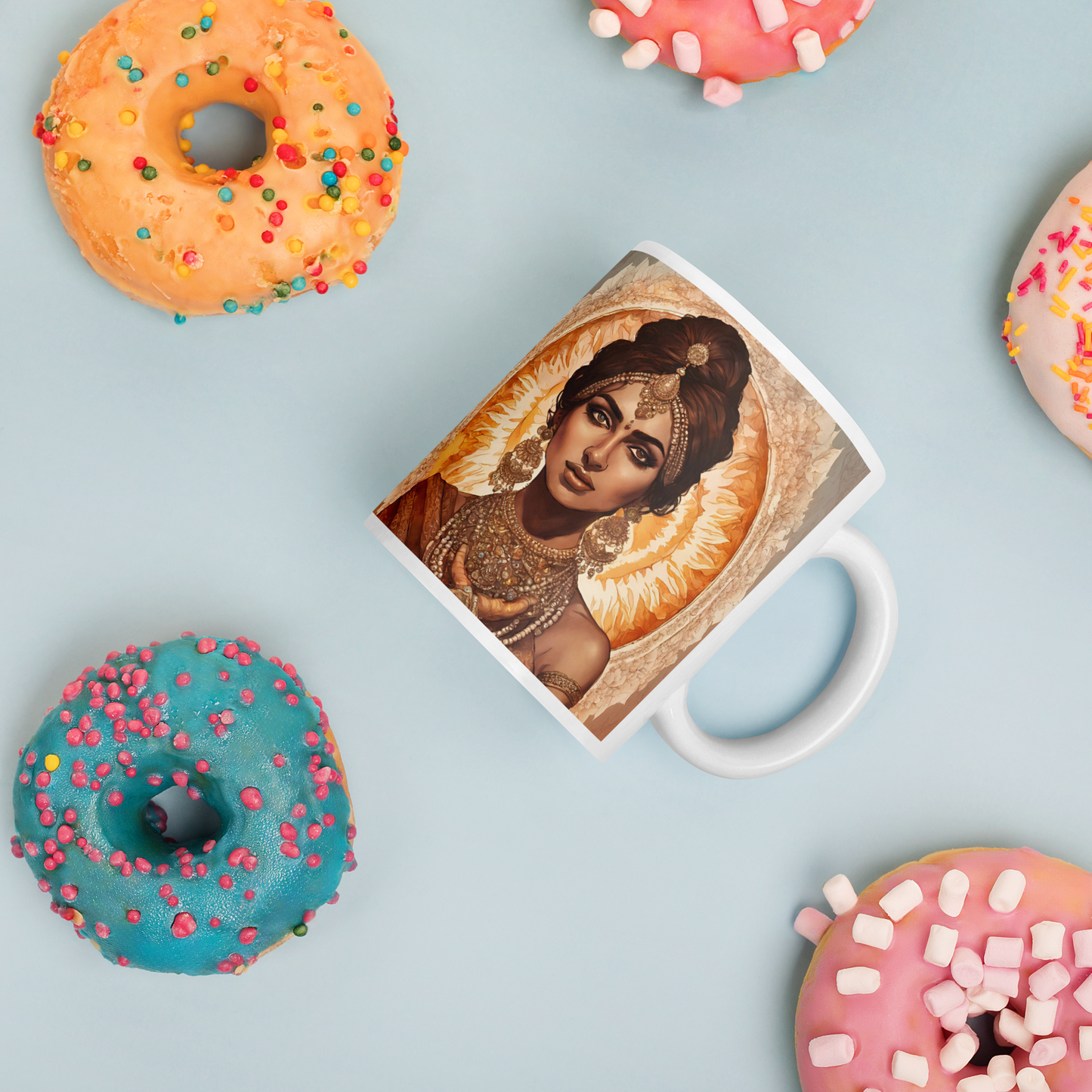 South Asian Art - Sun Goddess Mug