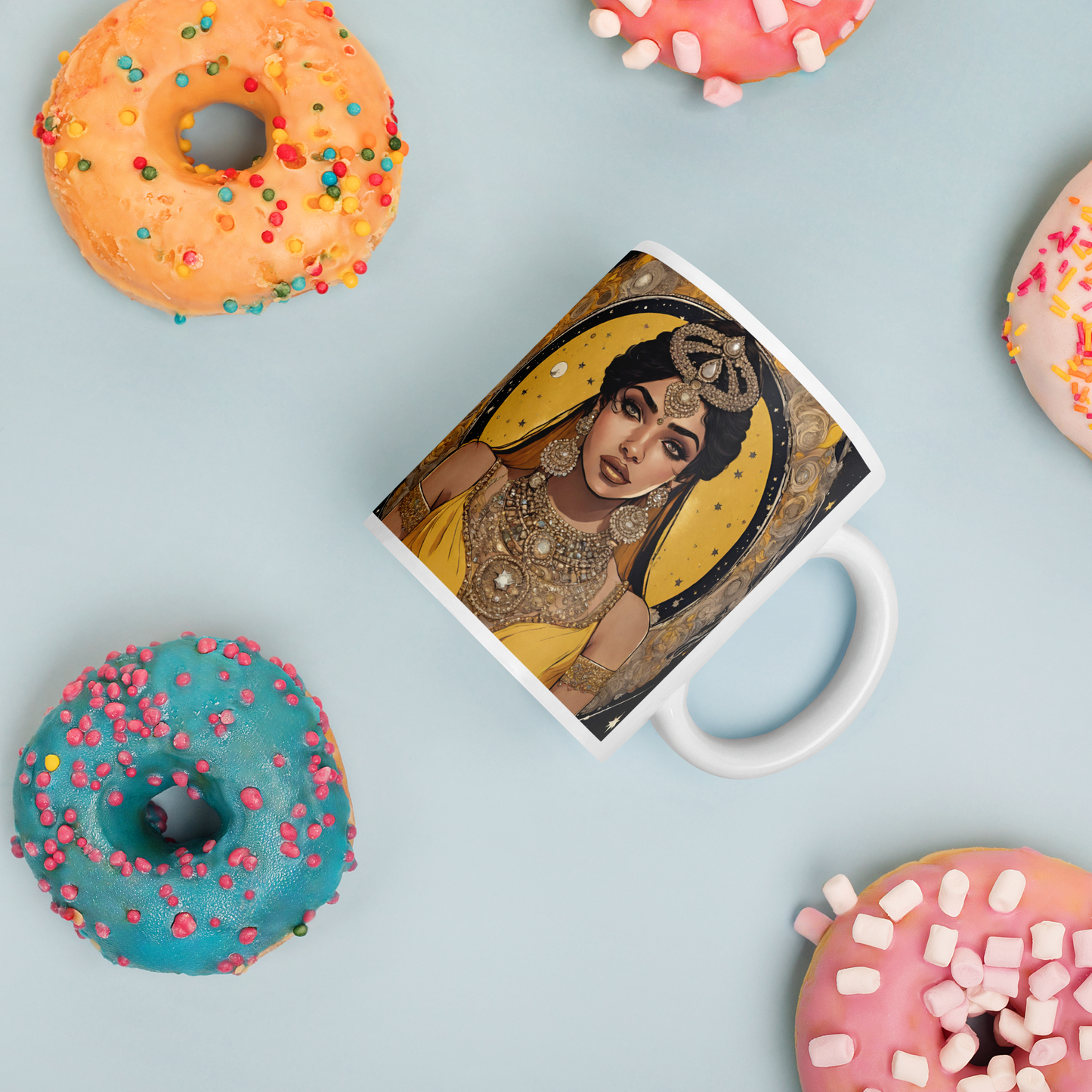 South Asian Art - Space Queen Mug
