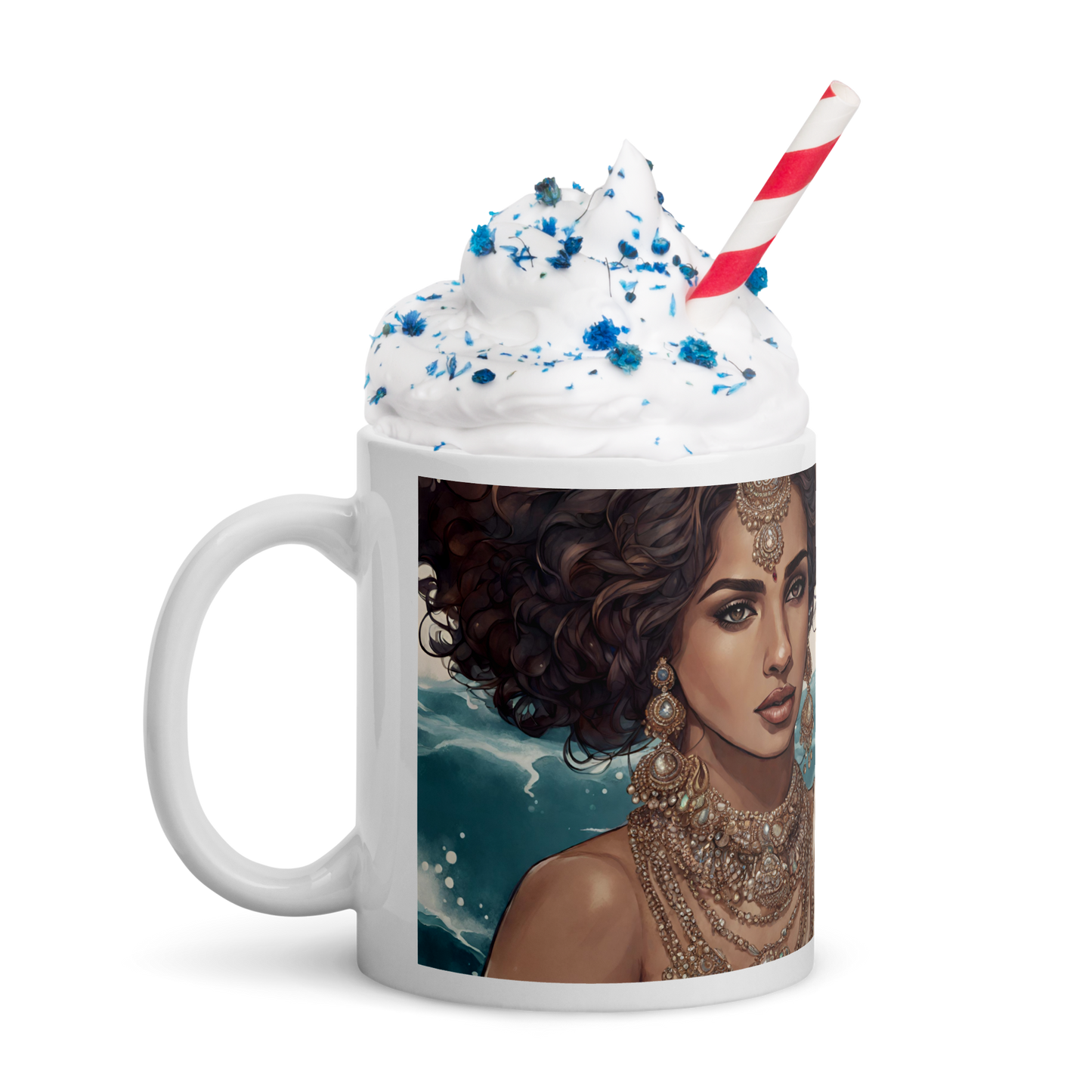 South Asian Art - Ocean Queen Mug