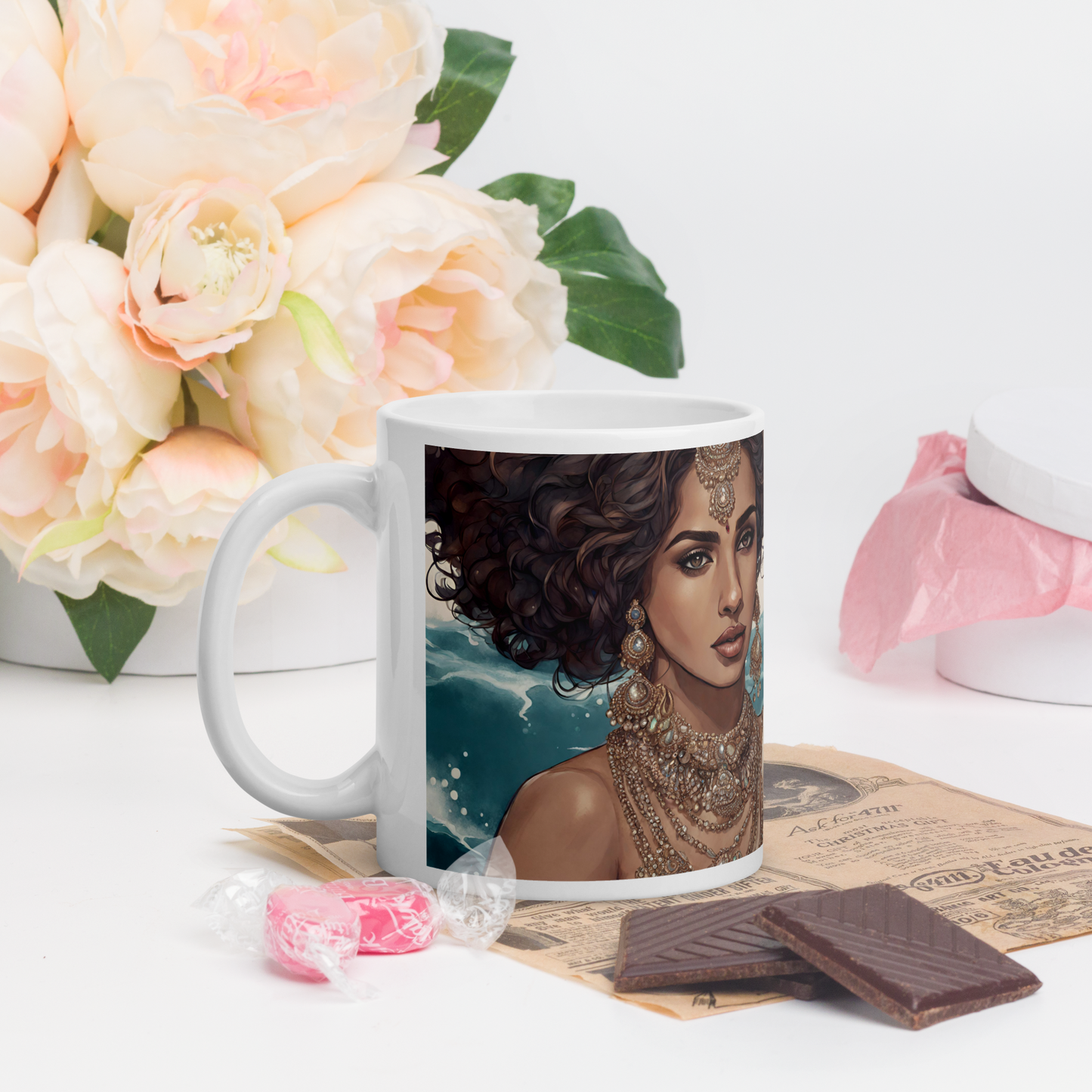 South Asian Art - Ocean Queen Mug