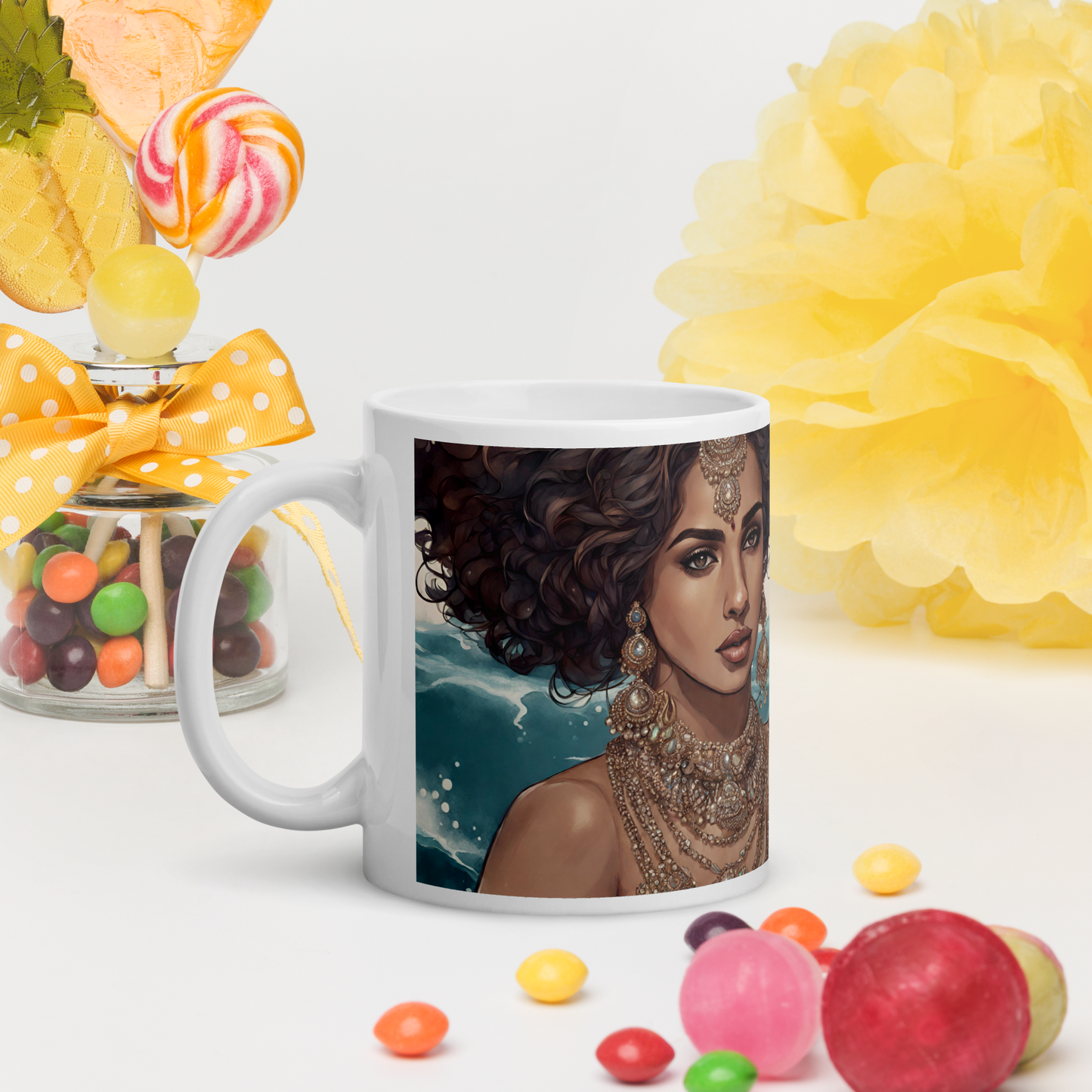 South Asian Art - Ocean Queen Mug