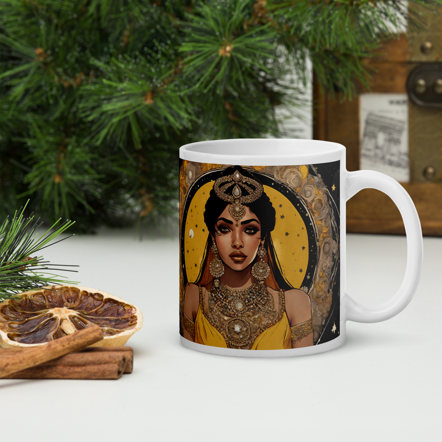 South Asian Art - Space Queen Mug