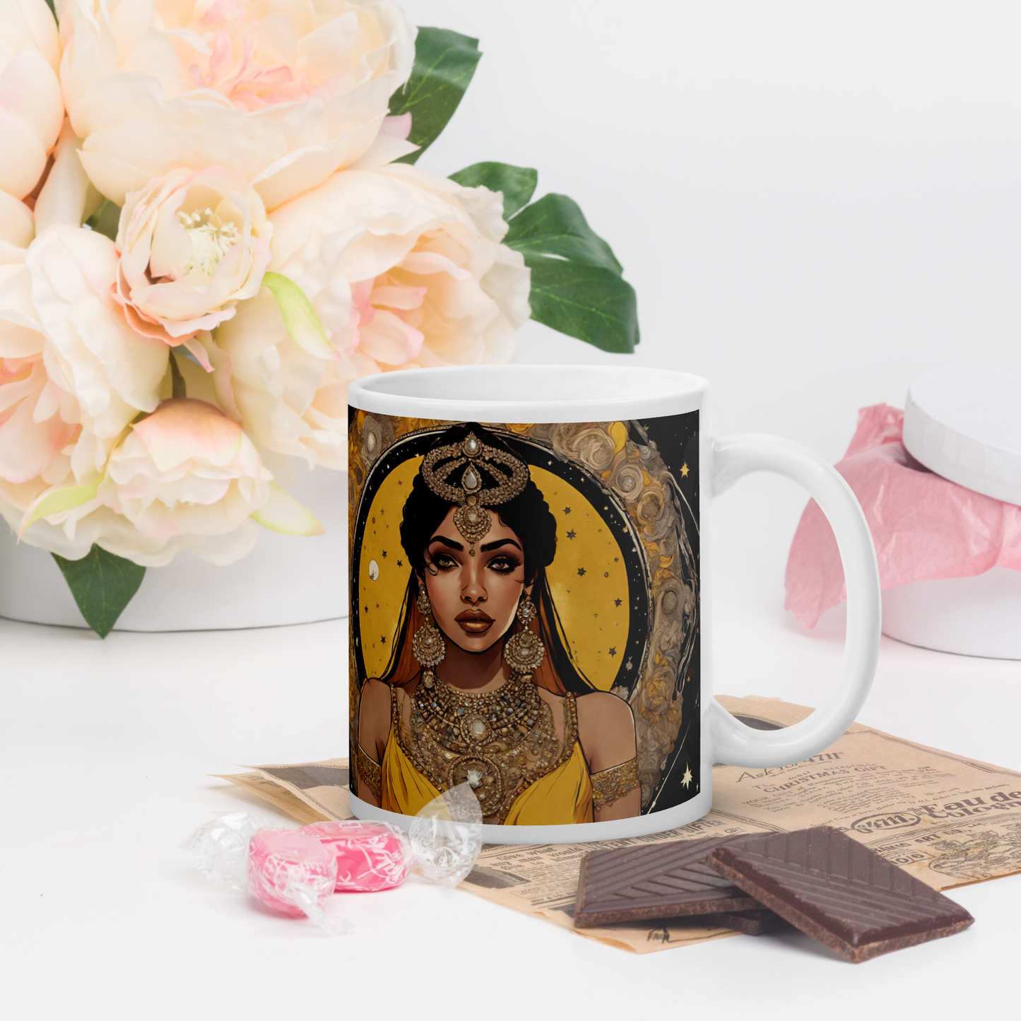 South Asian Art - Space Queen Mug