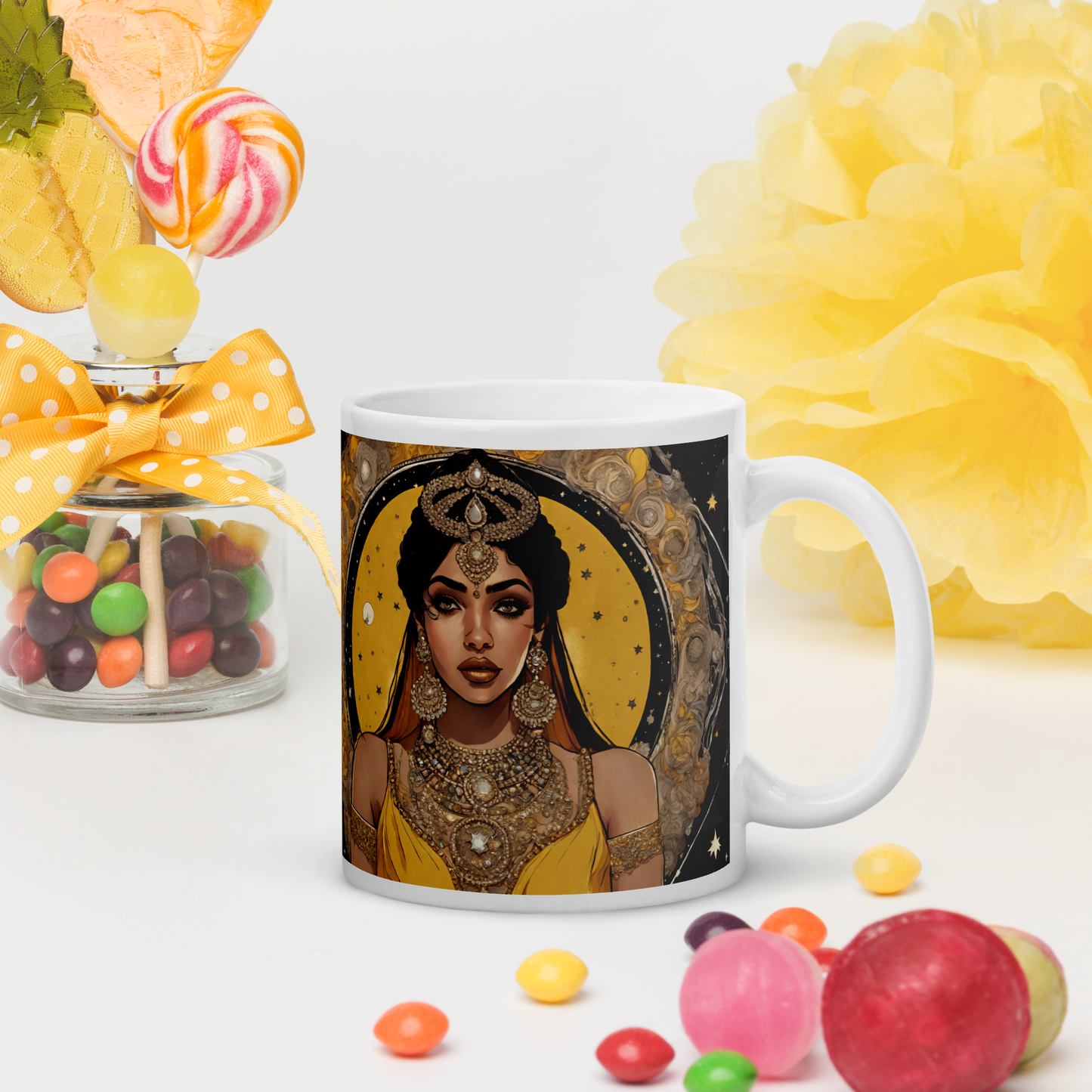 South Asian Art - Space Queen Mug