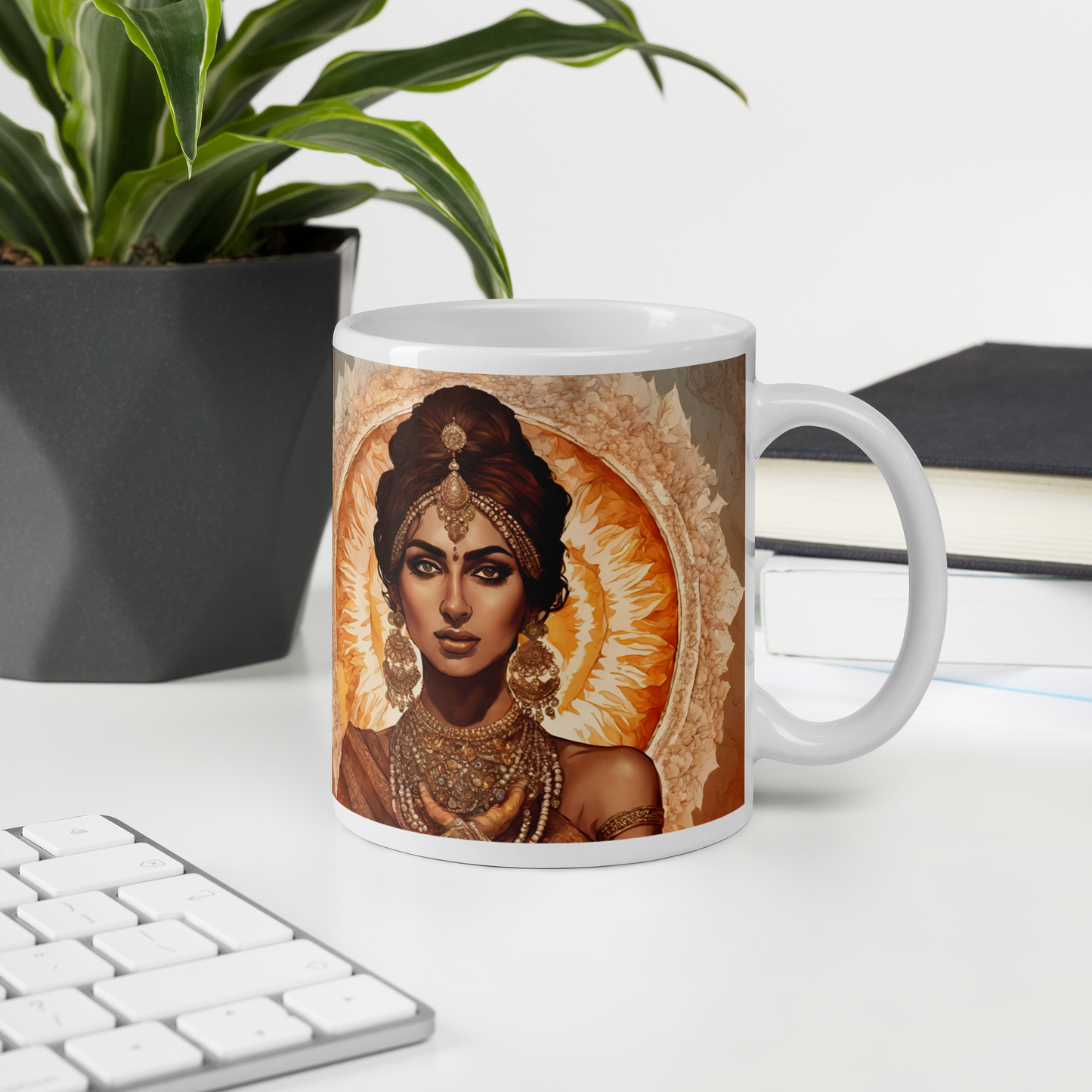 South Asian Art - Sun Goddess Mug