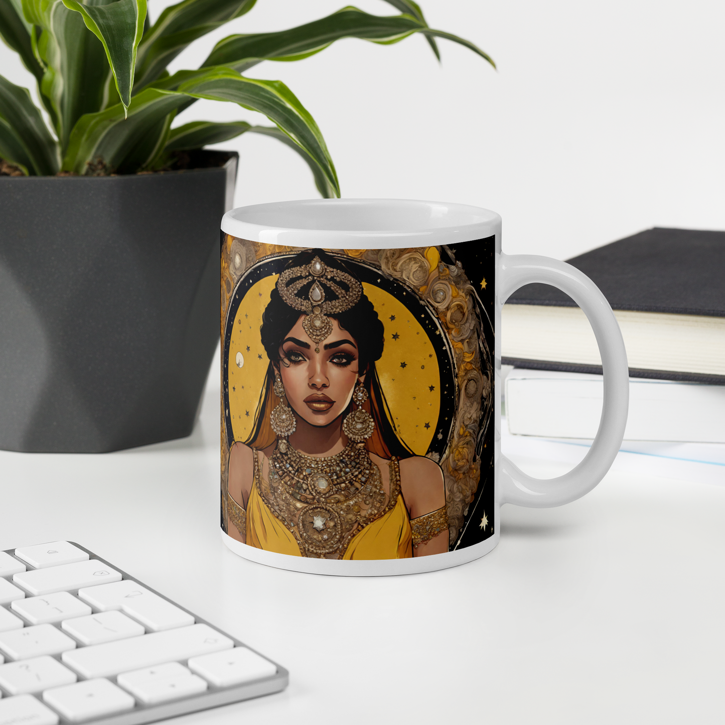 South Asian Art - Space Queen Mug