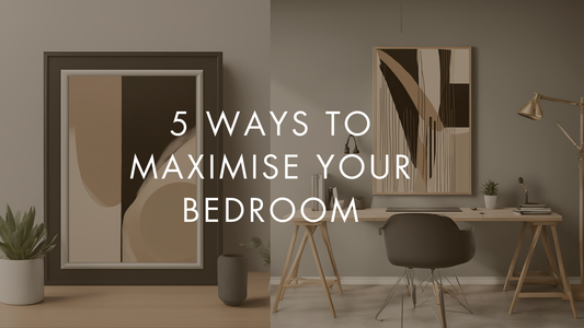 5 Ways Personalise & Maximise Small Bedroom Space!