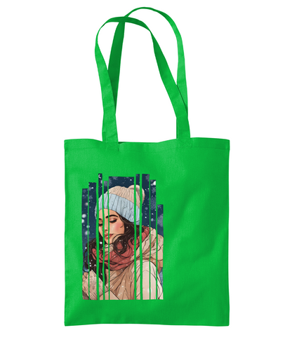 Desi Girl Winter Shoulder Tote Bag