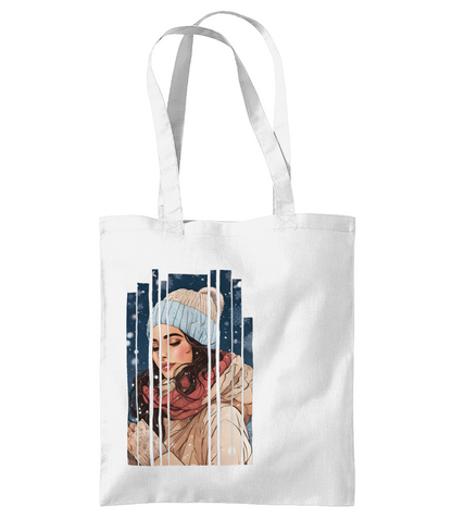 Desi Girl Winter Shoulder Tote Bag