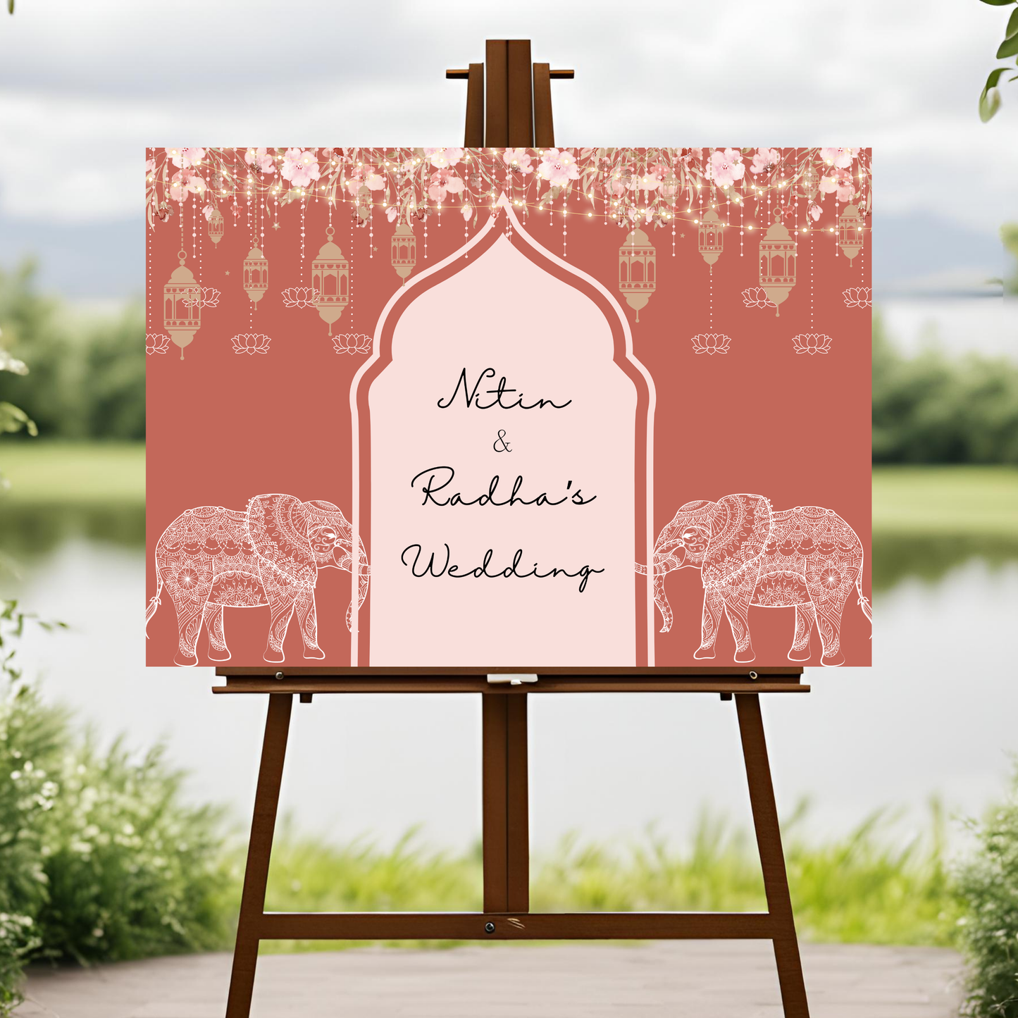 Hindu Entrance Board Digital Download - Online Template