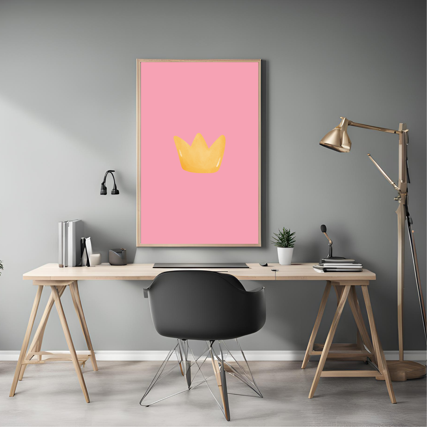Fairytale Crown Nursery Print - Digital Download