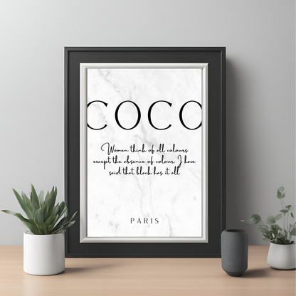 Black & White Perfume Art Canvas Set - Trendy Home Decor
