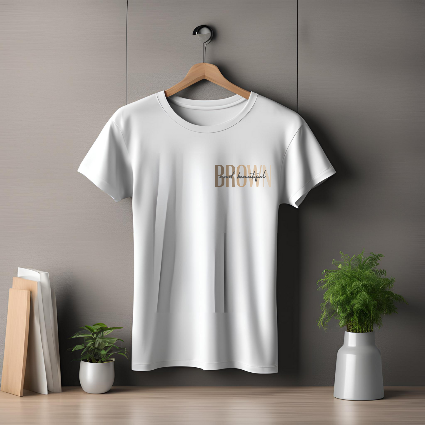 Brown & Beautiful Organic T Shirt