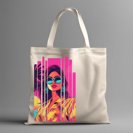 Desi Girl Summer Shoulder Tote Bag