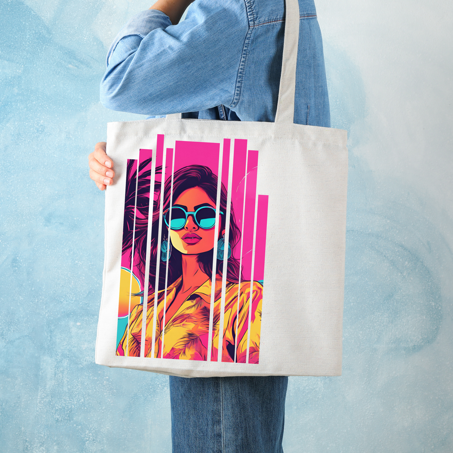 Desi Girl Summer Shoulder Tote Bag