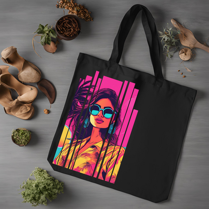 Desi Girl Summer Shoulder Tote Bag