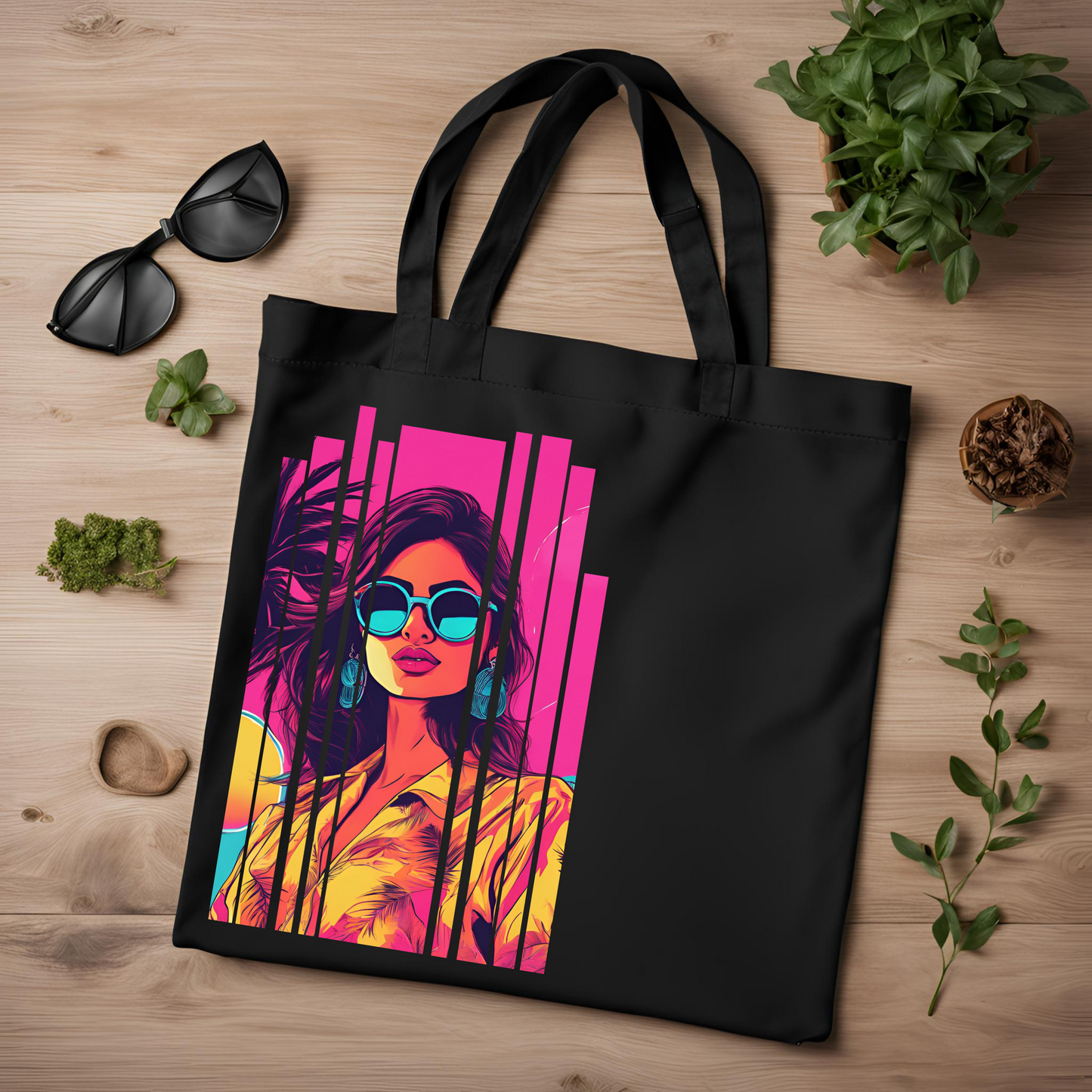 Desi Girl Summer Shoulder Tote Bag