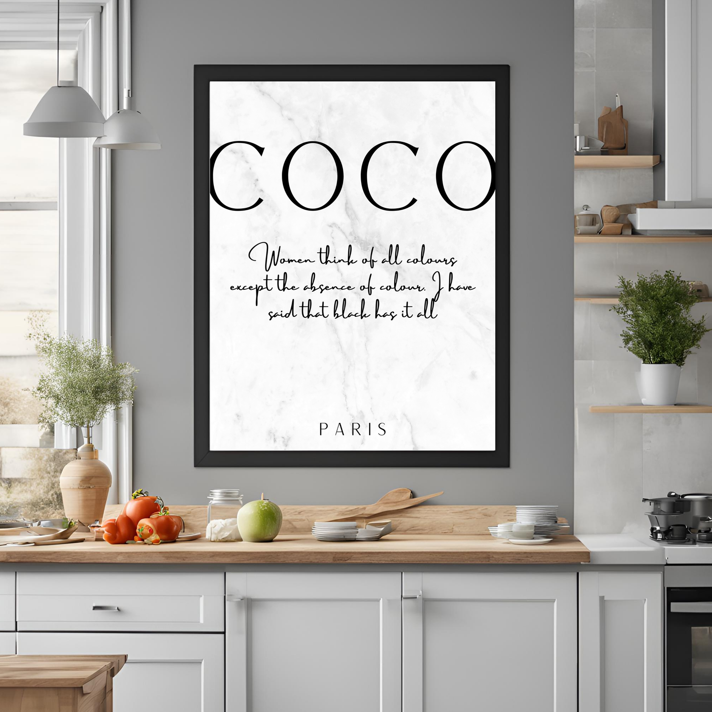 Black & White Perfume Art Canvas Set - Trendy Home Decor