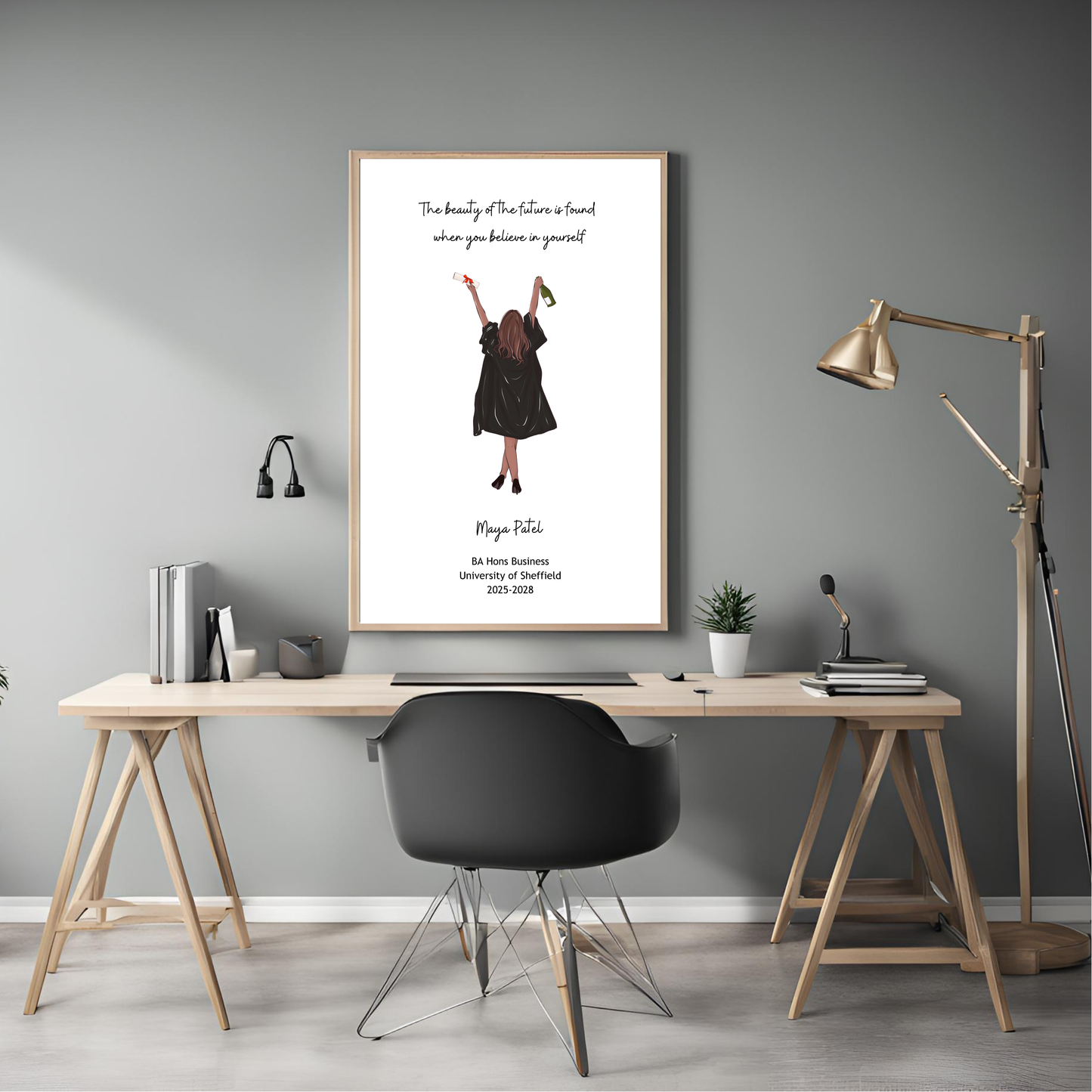 Graduation Customisable Print Digital Download - Online Template