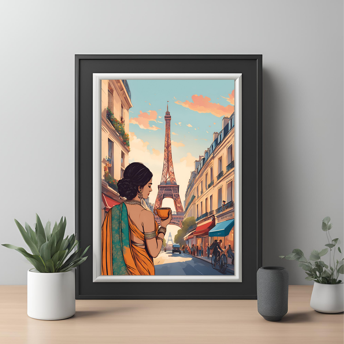Desi Girl Customisable Travel Print