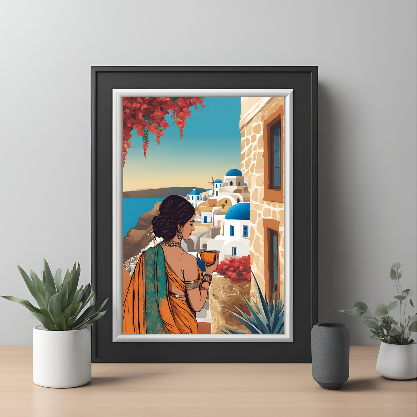 Desi Girl Customisable Travel Print