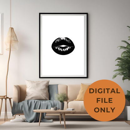 Black & White Perfume Art Canvas Set - Trendy Home Decor
