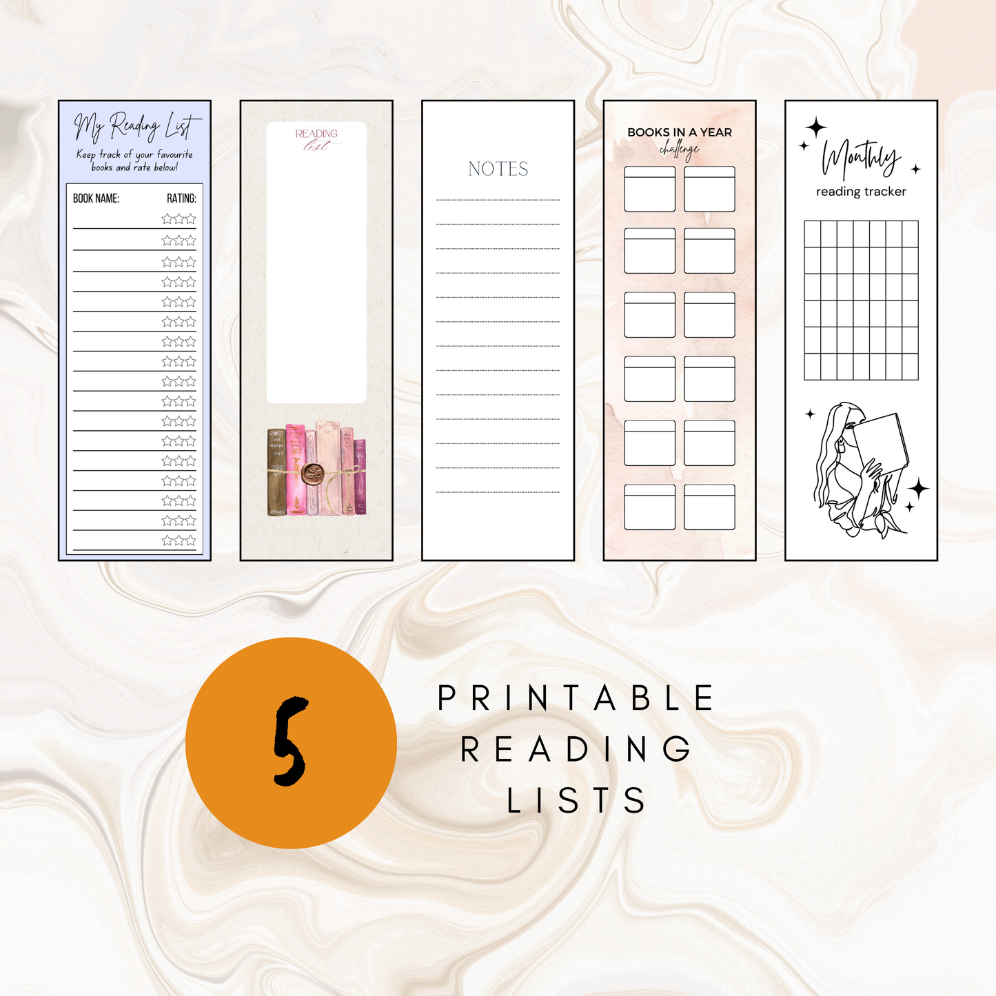 The Ultimate Printable Bookmark Pack