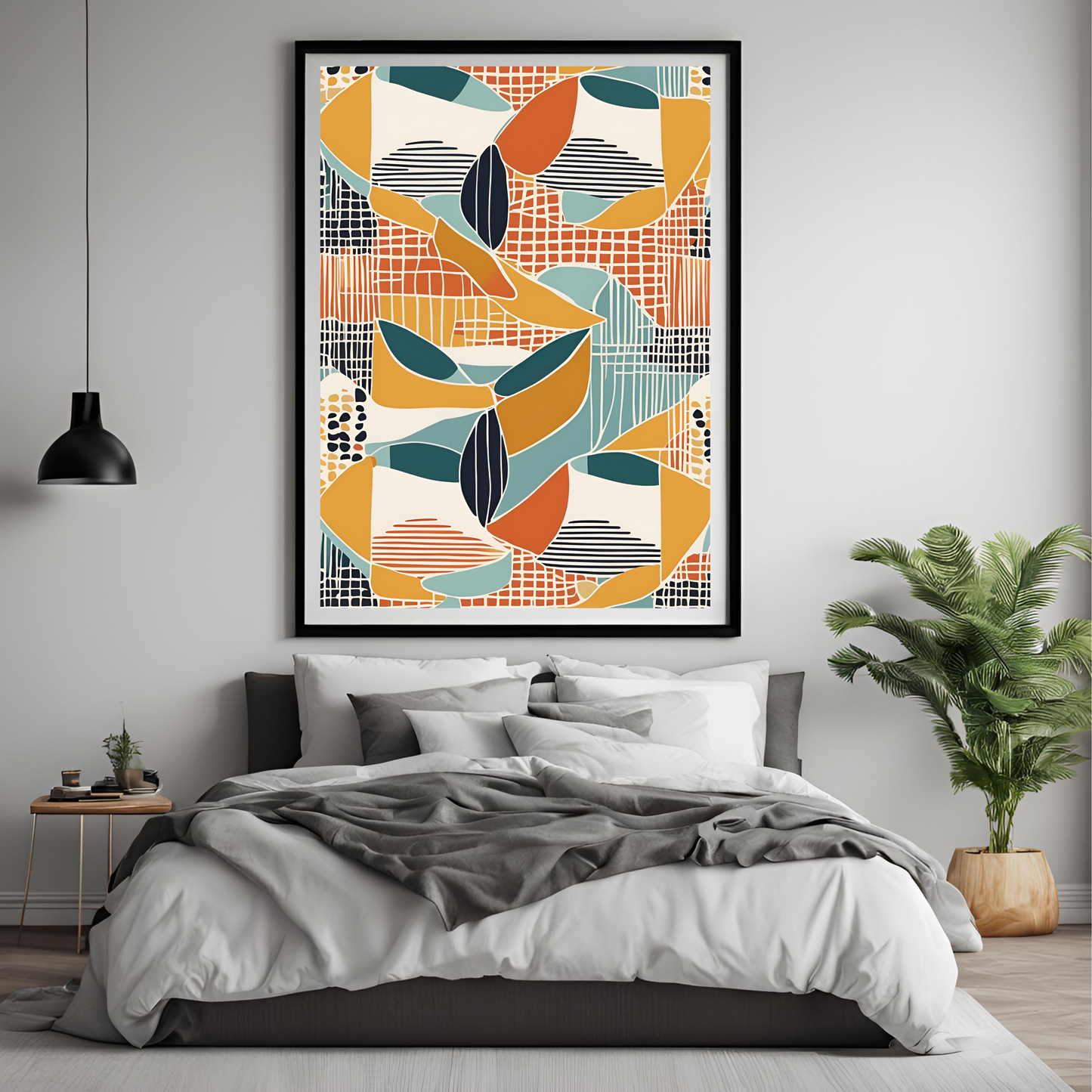 Scandinavian Sunset Wall Art Digital Download