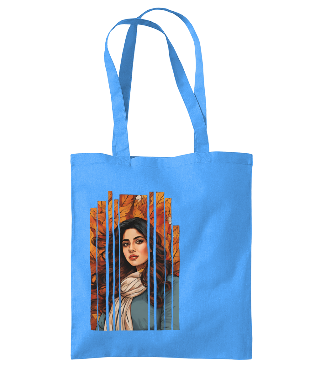 Desi Girl Autumn Fall - Shoulder Tote Bag