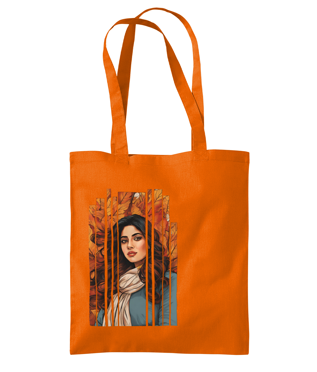 Desi Girl Autumn Fall - Shoulder Tote Bag
