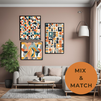 Scandinavian Nordic Tree Wall Art Digital Download