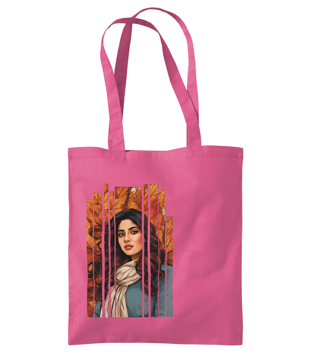 Desi Girl Autumn Fall - Shoulder Tote Bag