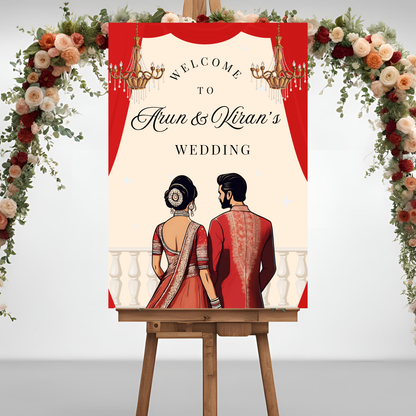 Wedding Day Entrance Board