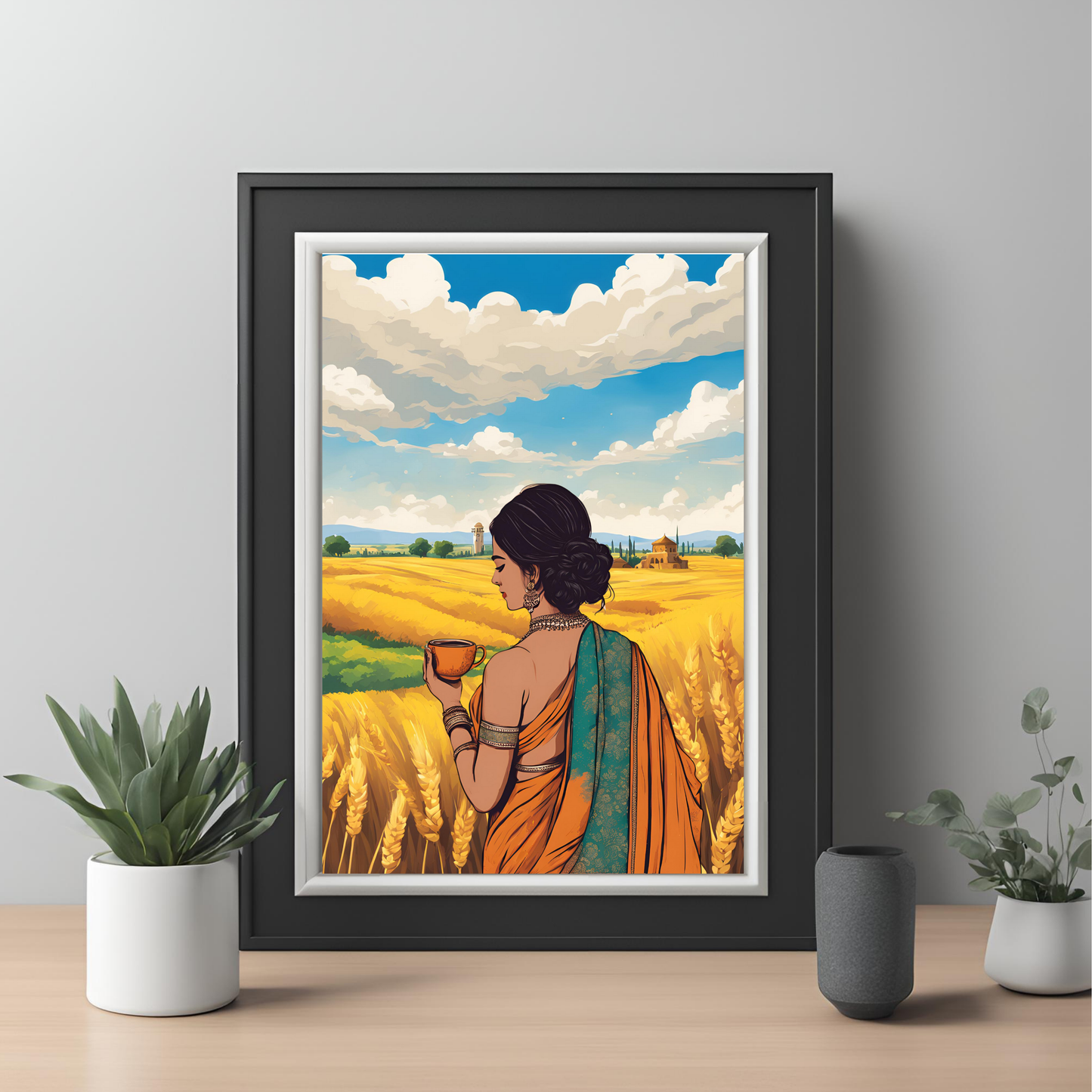 Desi Girl Customisable Travel Print