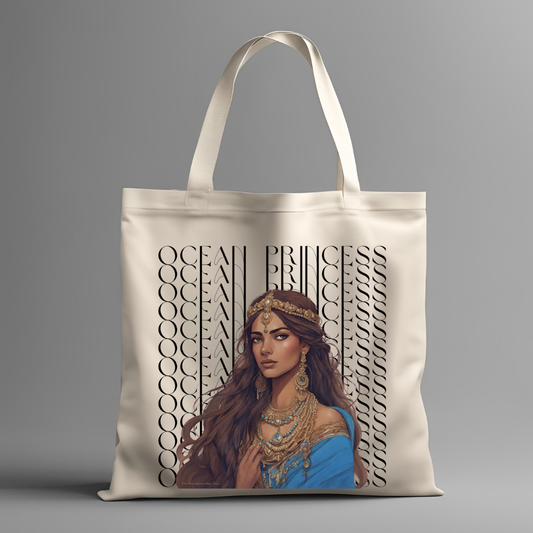 South Asian Art - Ocean Princess Tote Bag