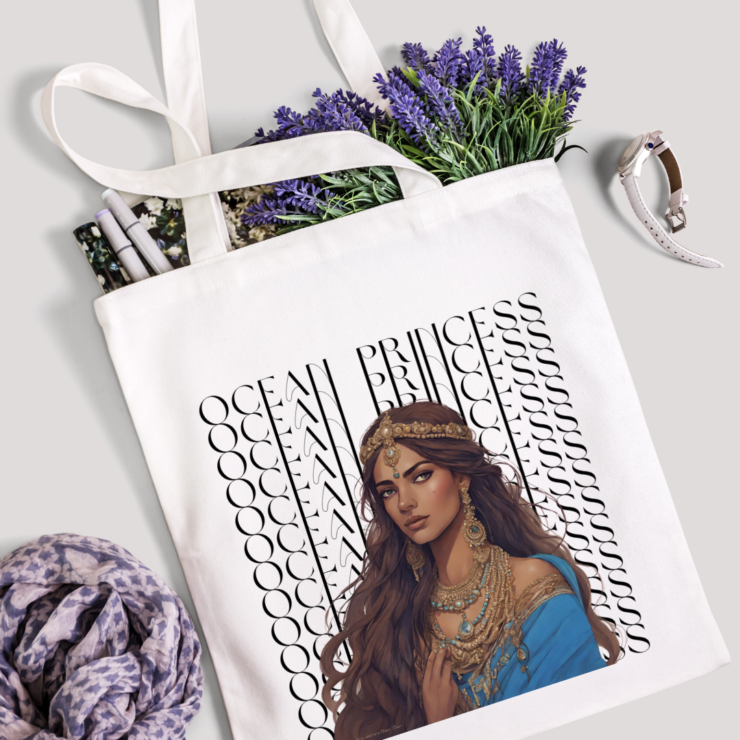South Asian Art - Ocean Princess Tote Bag