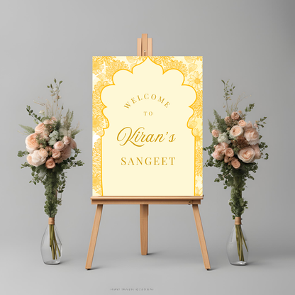 Yellow Entrance Board Digital Download