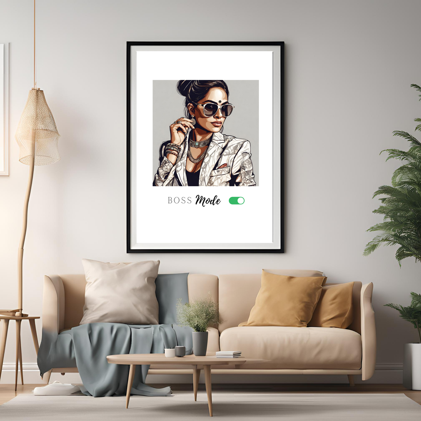 Digital Art - Boss Mode A2 Framed Print